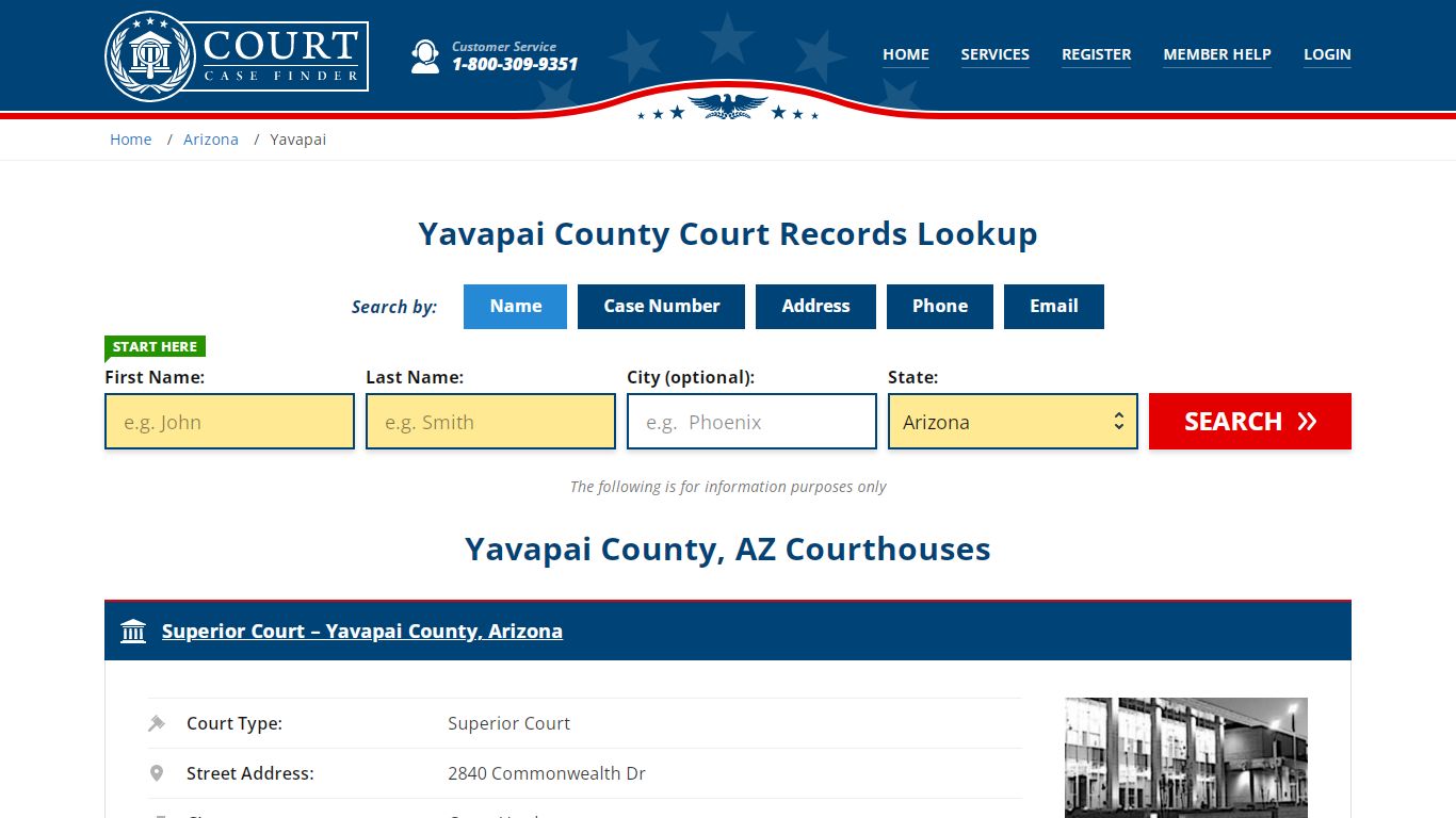 Yavapai County Court Records | AZ Case Lookup